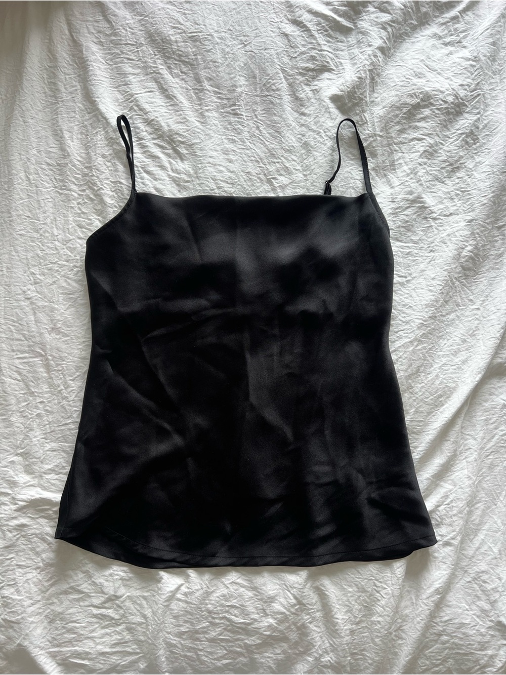 Express Black Satin Spaghetti Strap Cami